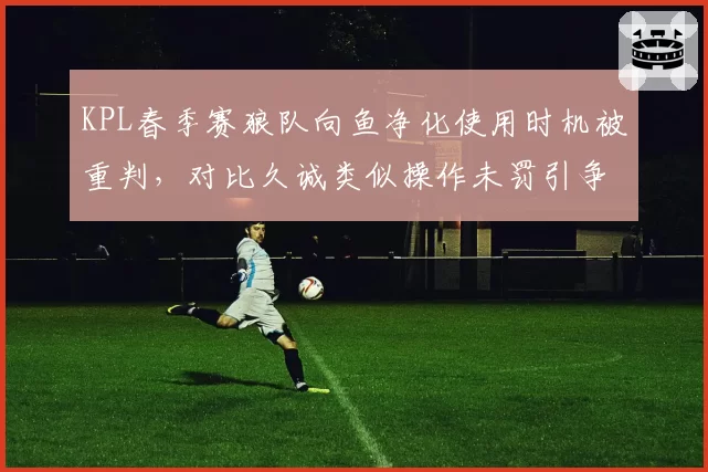 KPL春季赛狼队向鱼净化使用时机被重判，对比久诚类似操作未罚引争议